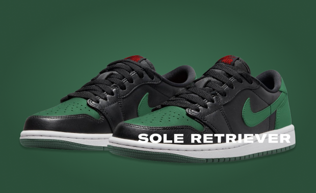 Black and green clearance retro jordans