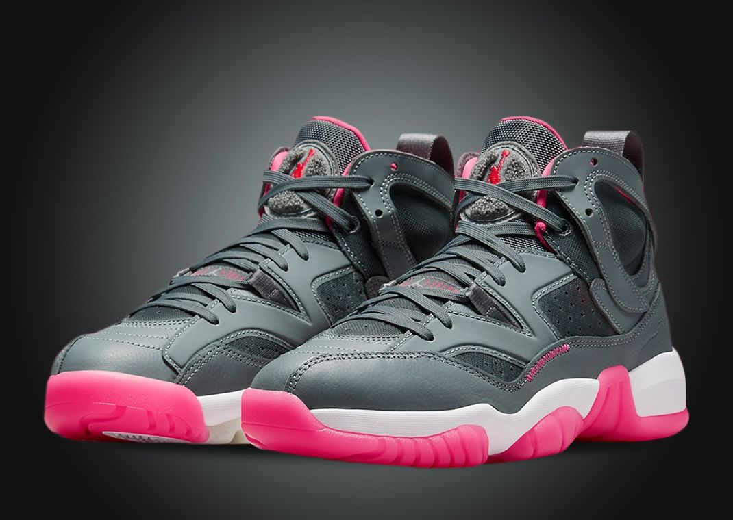 Gray and pink cheap jordans new release