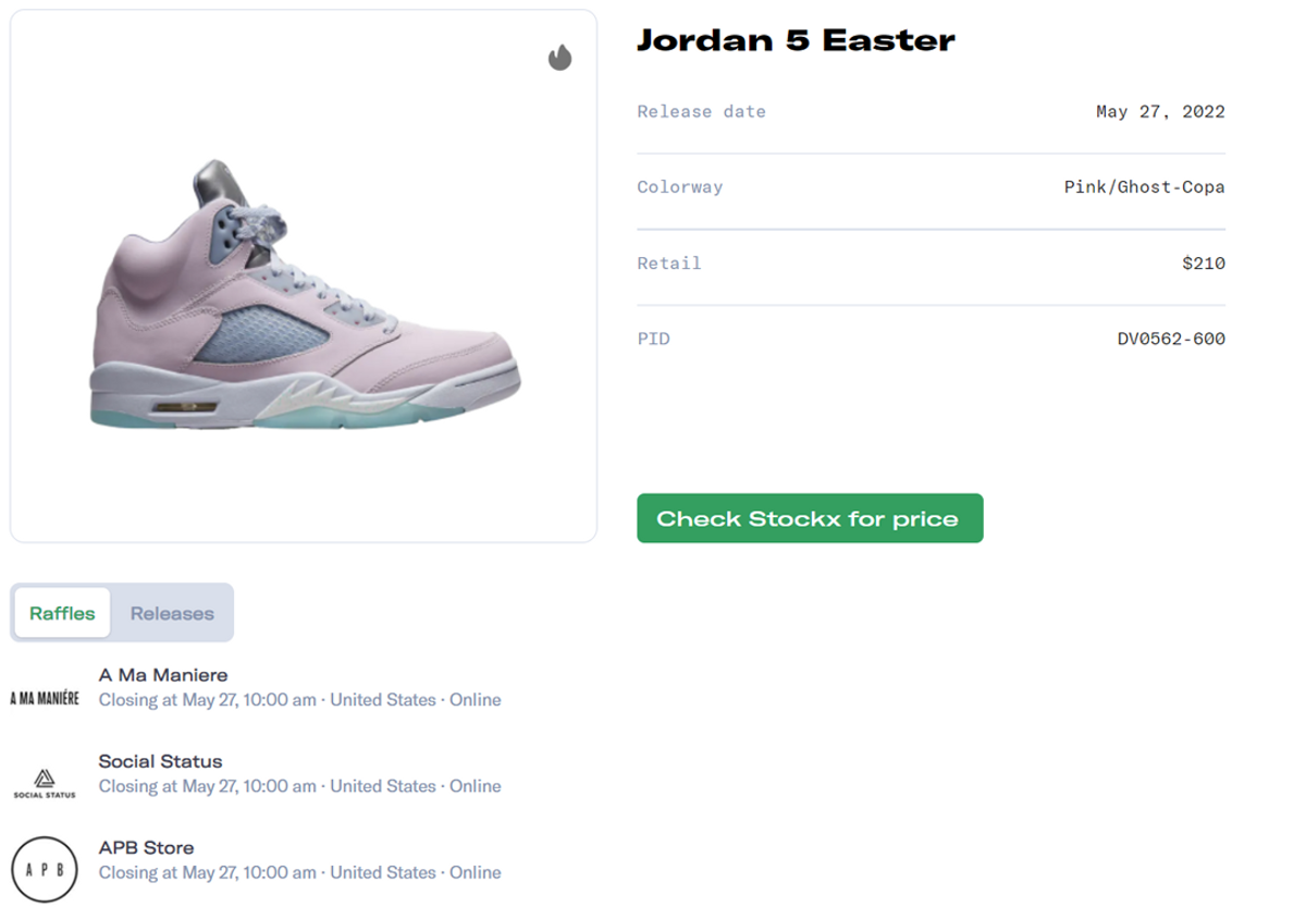 Jordan 5 am price sales