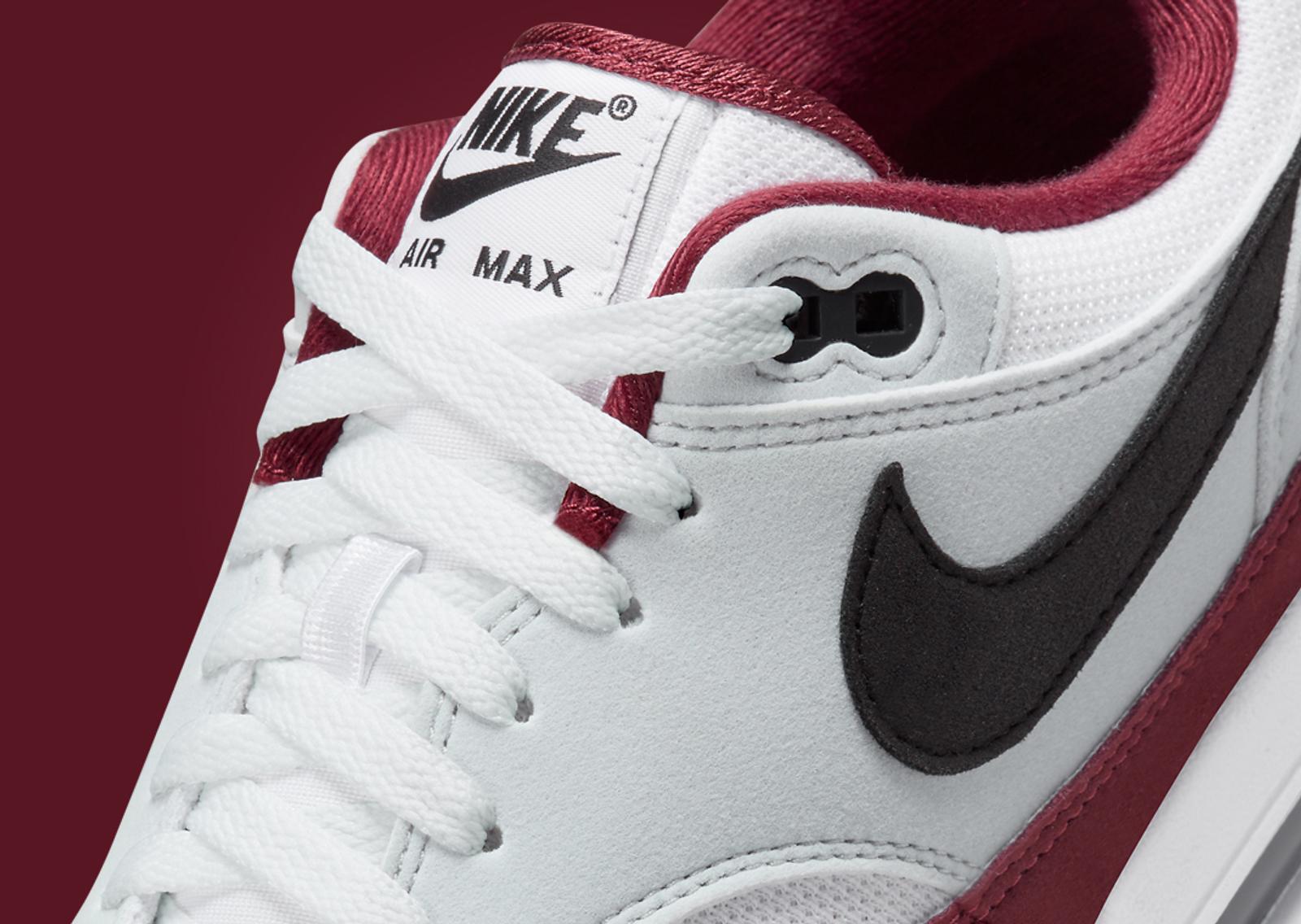 Nike Air Max 1 Dark Team Red Midfoot Detail