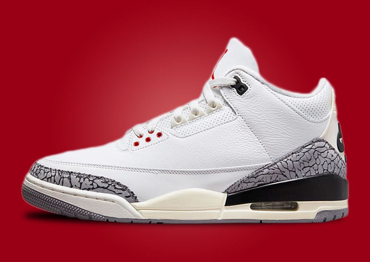 Air Jordan 3 Reimagined White Cement Lateral