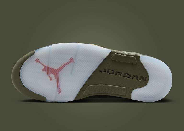 Air Jordan 5 Retro Olive Outsole