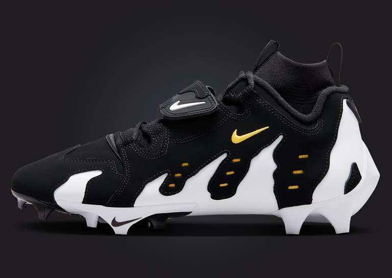 Nike Air DT Max 96 TD Cleat Black Varsity Maize Lateral