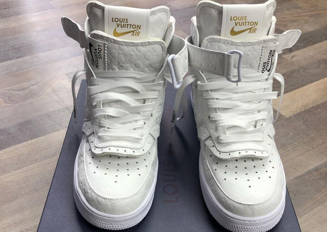 First Look at the Nike x Louis Vuitton Air Force 1 Sneakers