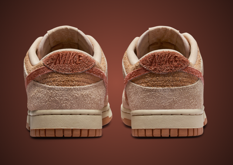 Nike Dunk Low Premium Shimmer Amber Brown (W) Heel