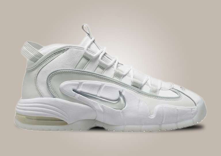 It Doesn't Get Any Cleaner Than The Nike Air Max Penny 1 White Pure ...