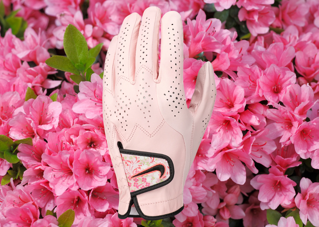 pink nike golf glove