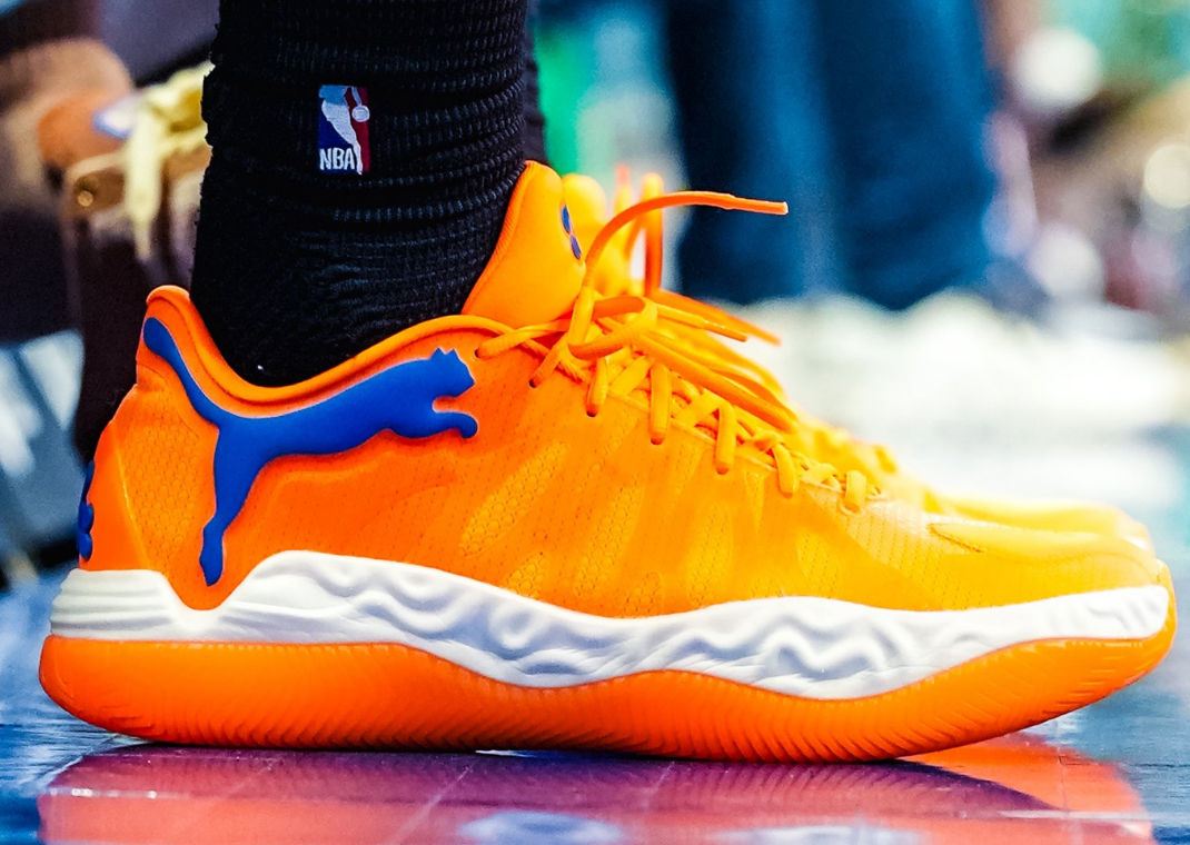 Breaking Rivalries: Knicks Guard Tyler Kolek Debuts a Puma Hali 1 PE