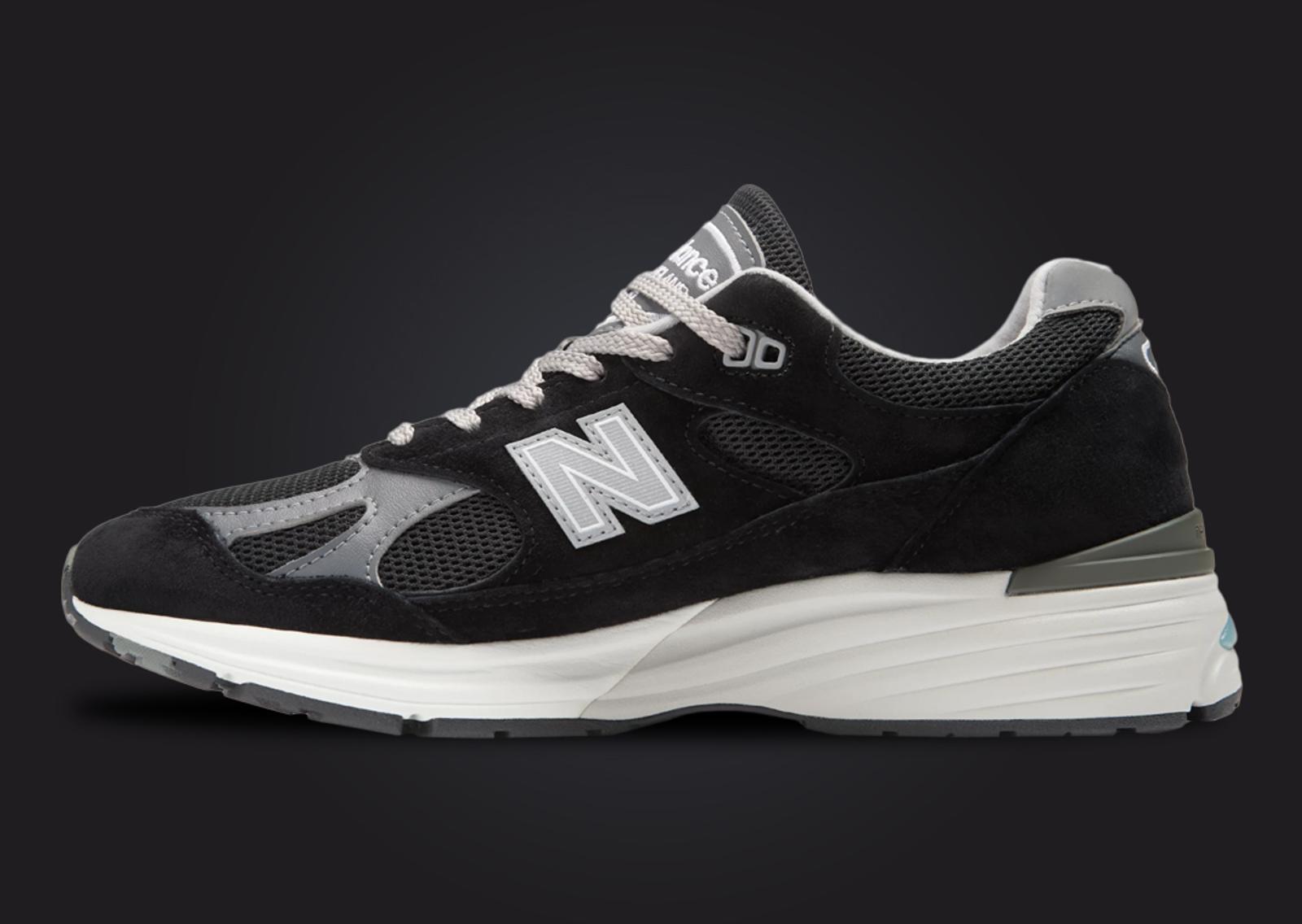 New Balance 991v2 Made in UK Black Medial