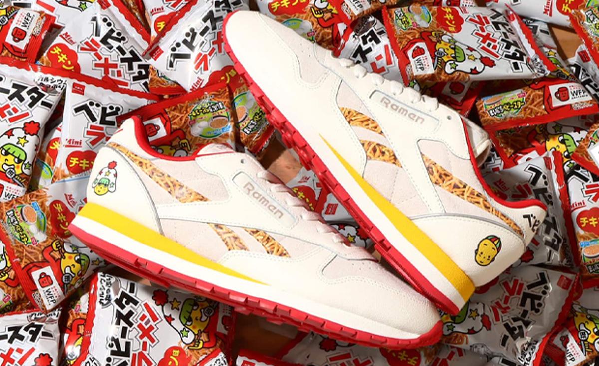 BABY STAR And atmos Tokyo Bring Ramen To The Reebok Classic Leather