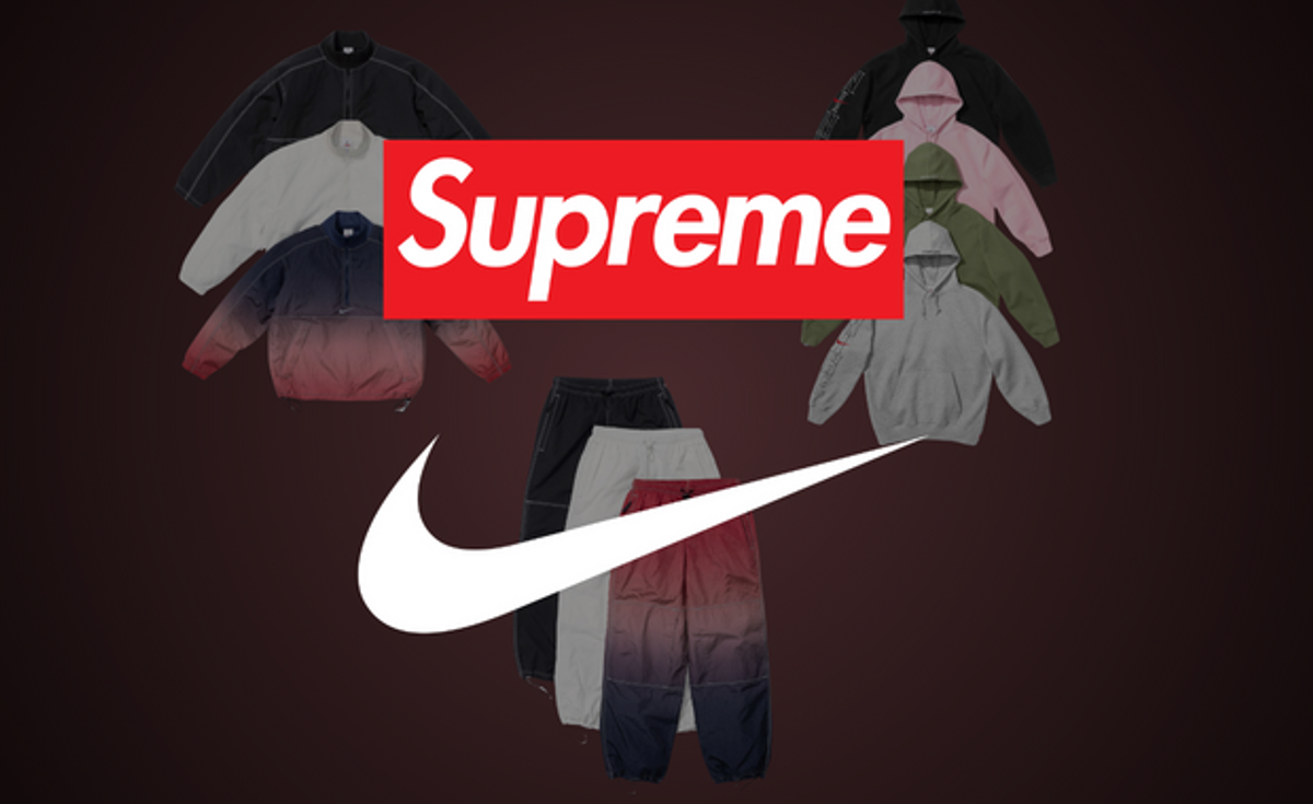 The Supreme x Nike Apparel Collection Releases April 2024