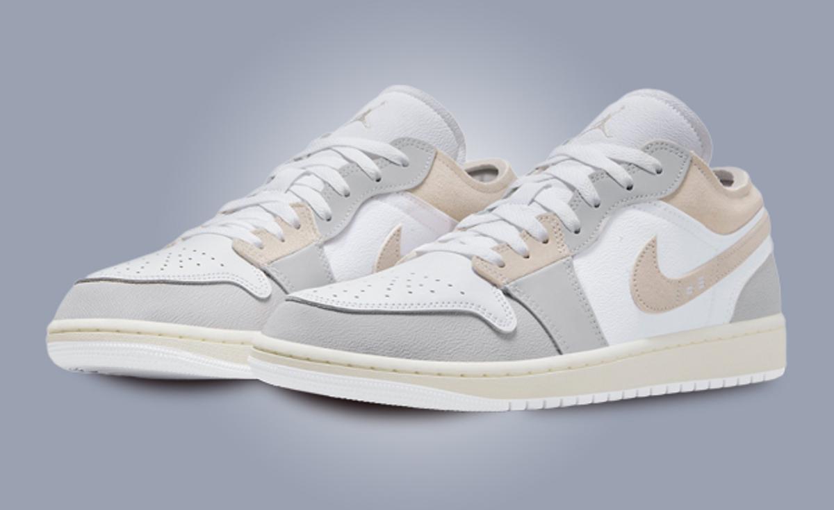 Prepare For Summer With The Air Jordan 1 Low Craft Tech Grey Light Orewood Brown