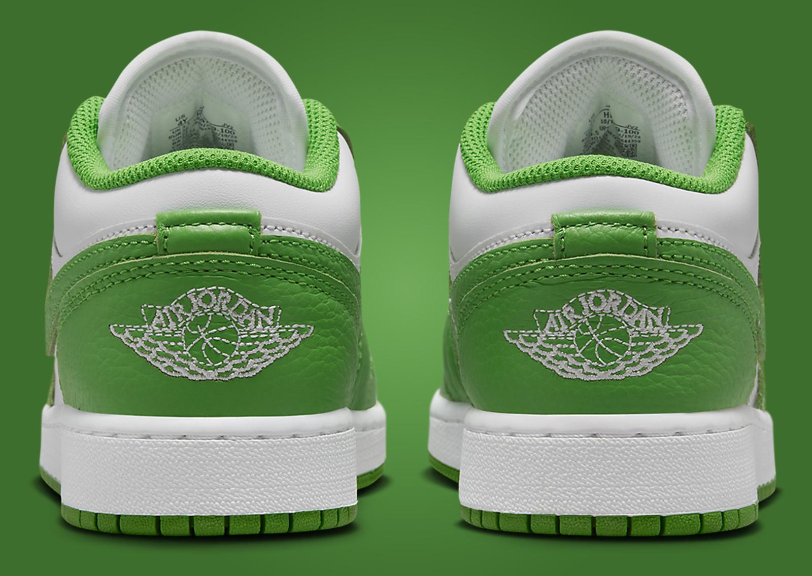 Air Jordan 1 Low Chlorophyll (GS) Back