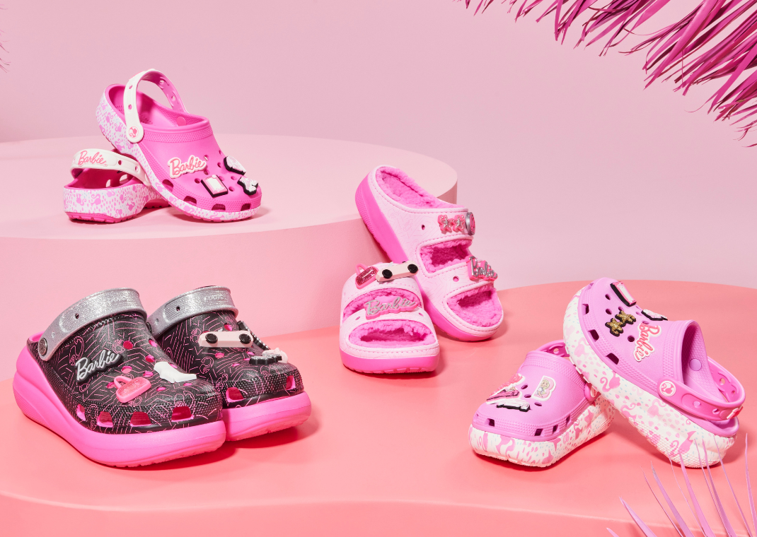 Barbie theme is in! Check out these crocs! Croc charms available on ou