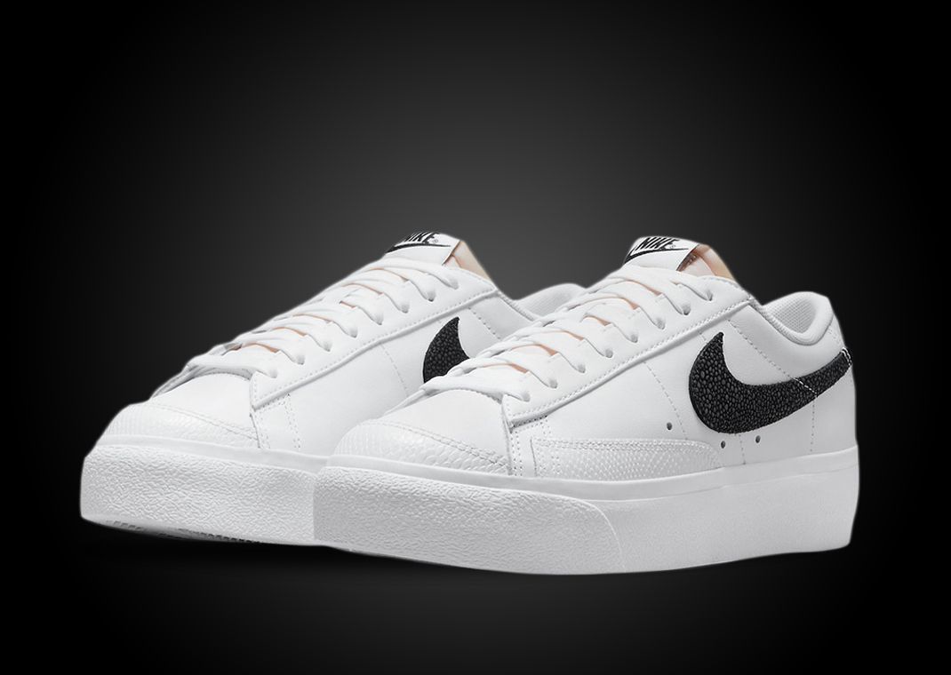 The Nike Blazer Low Platform Reptile White Black Is Simple Yet ...