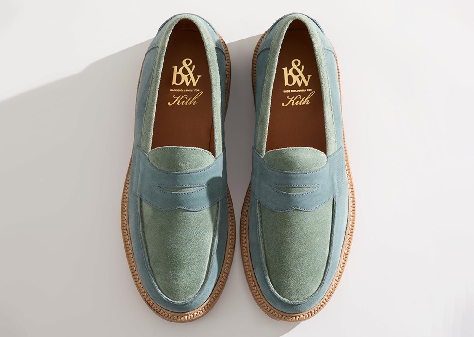 Kith x Blackstock & Weber Ellis Penny Loafer Green Top