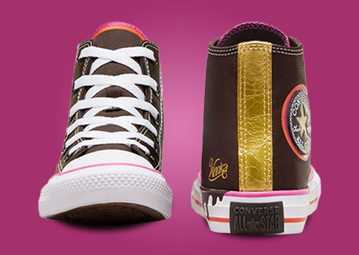 Willy Wonka x Converse Chuck Taylor All Star (PS) Heel and Toe