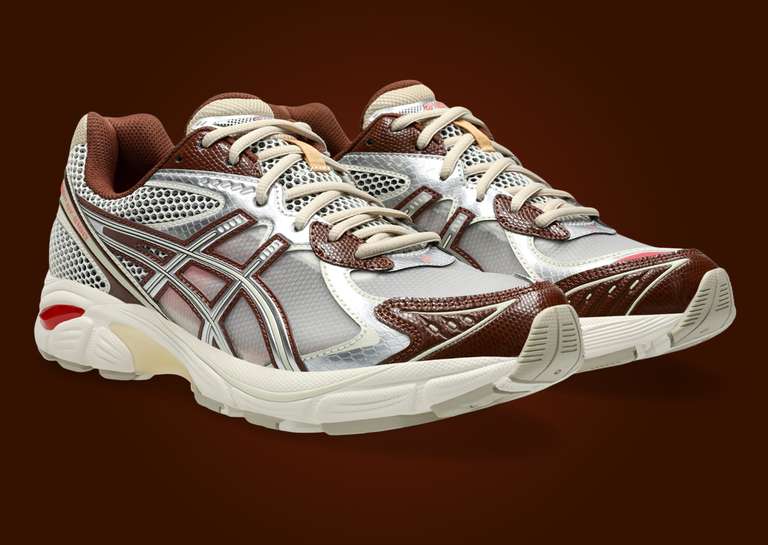 Above The Clouds x Asics GT-2160 Metallic Silver Brown Angle