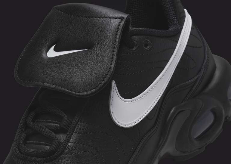 Nike Air Max Plus TNPO Black White (W) Midfoot Detail