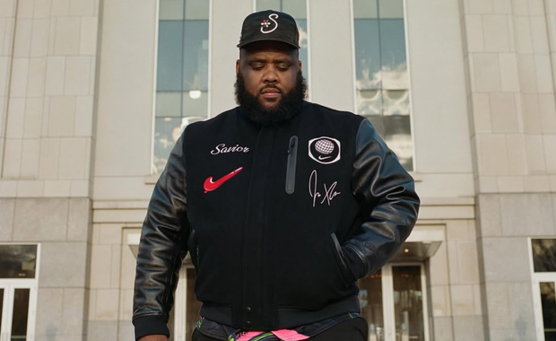 Jae Tips wearing Savior x Nike jacket