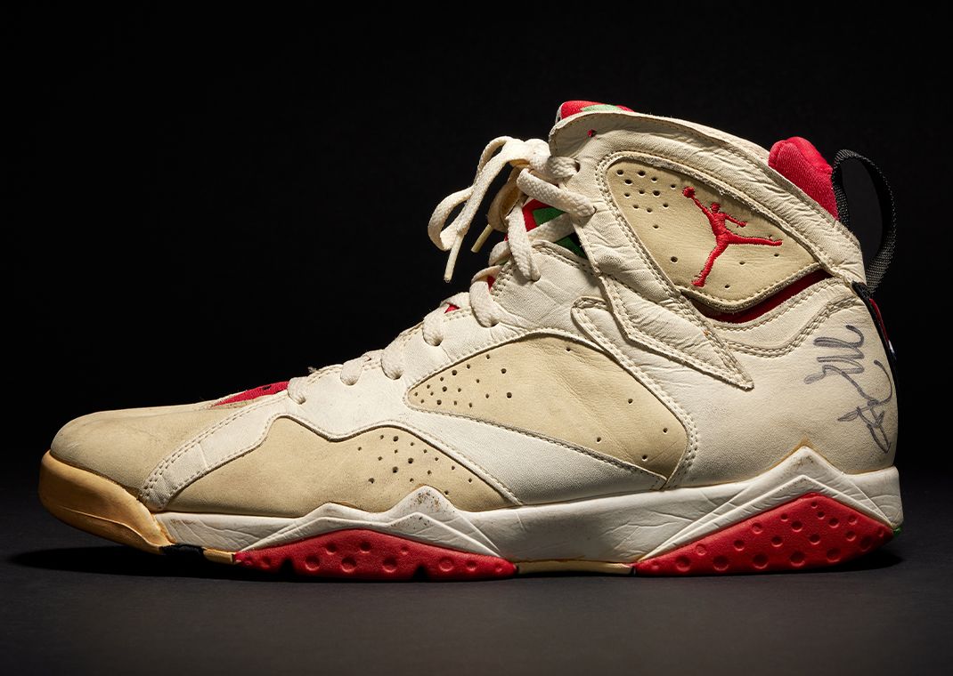 Sotheby's is Auctioning the Air Jordan 7 Hare Worn by Michael