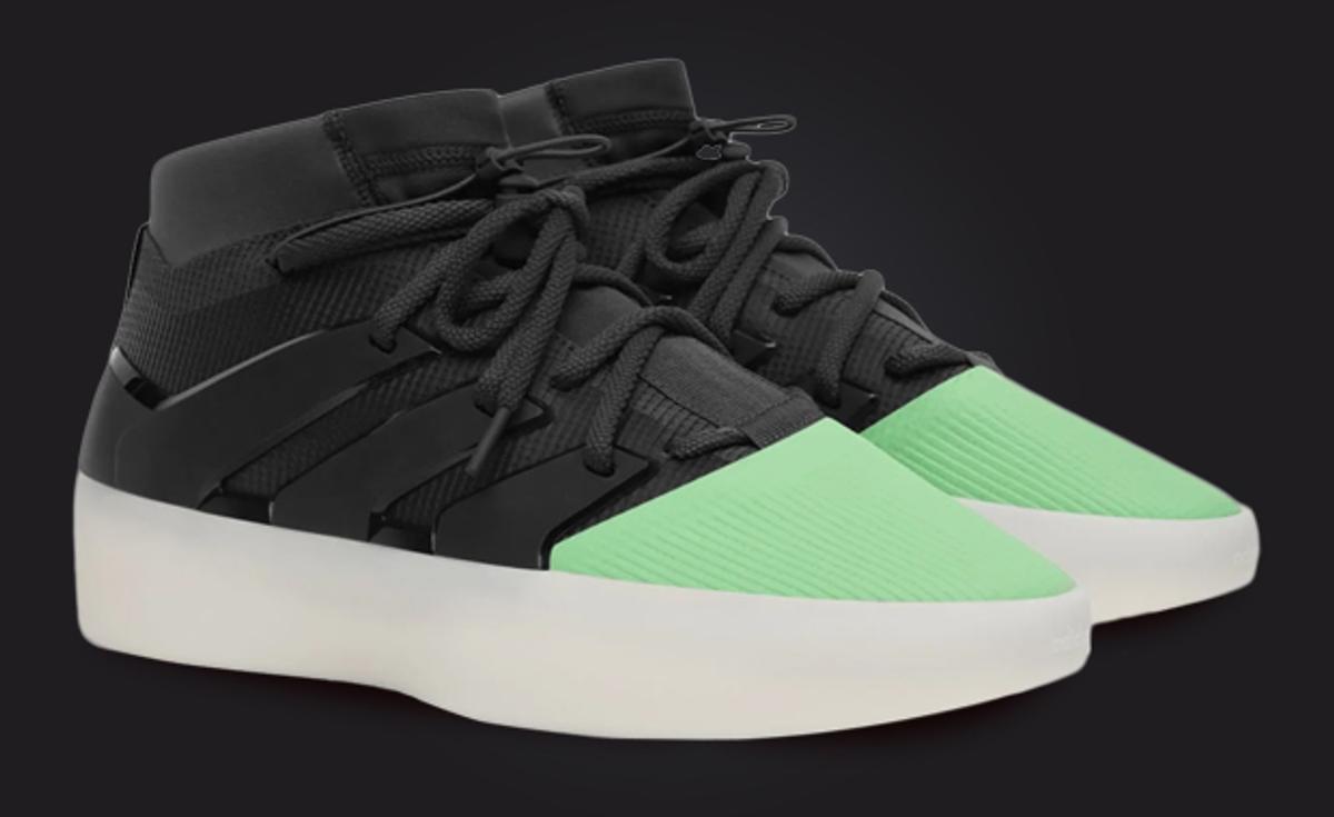 The adidas Fear of God Athletics 1 Carbon Miami Green Releases April 2024
