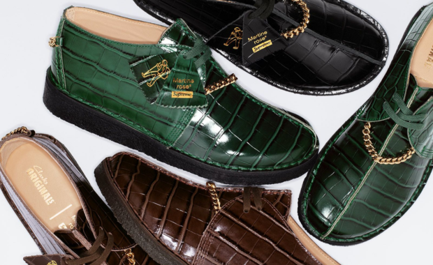 Clarks Originals Desert Trek Martine Rose Supreme Green