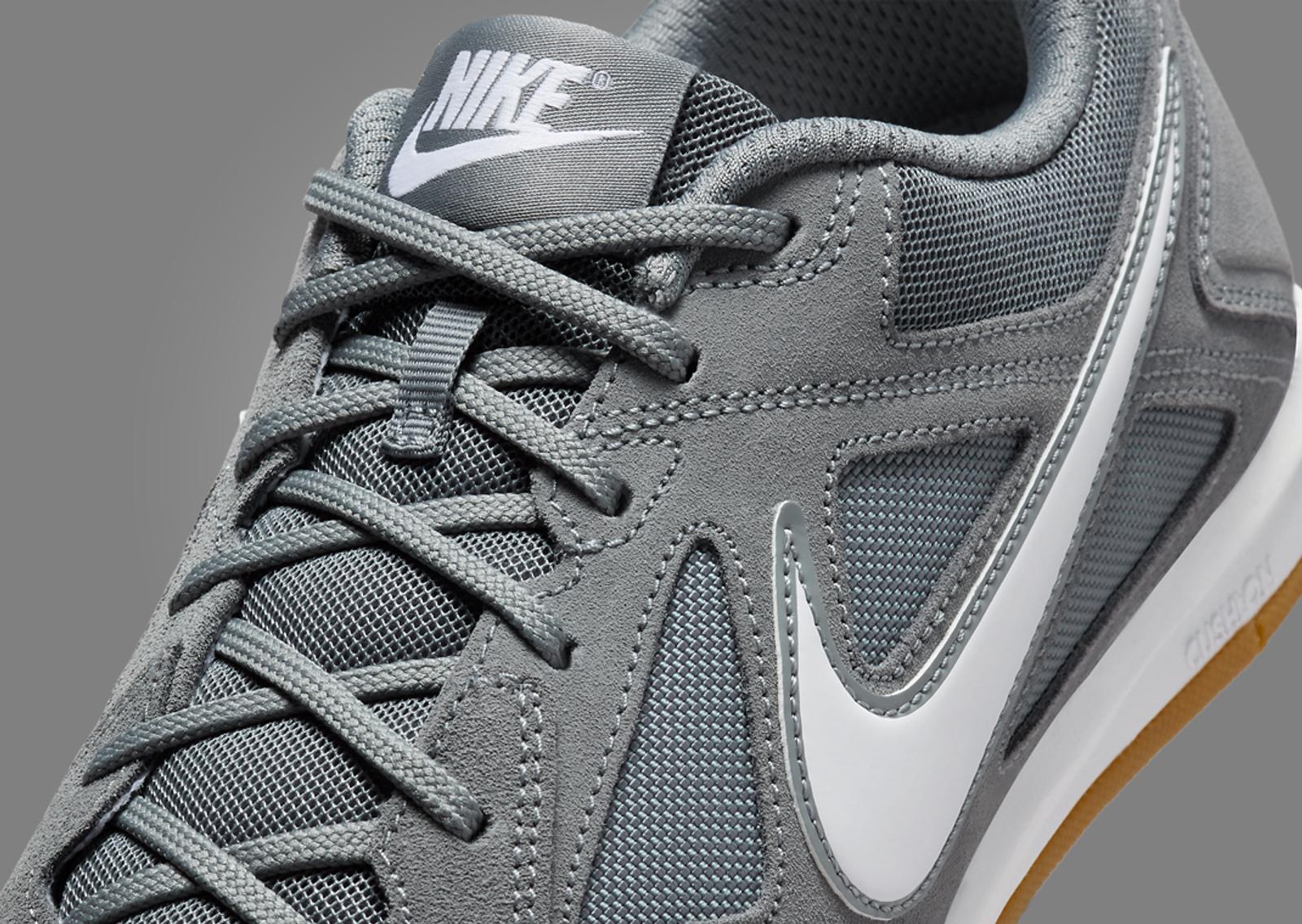 Nike Gato Smoke Grey White Gum Tongue Detail