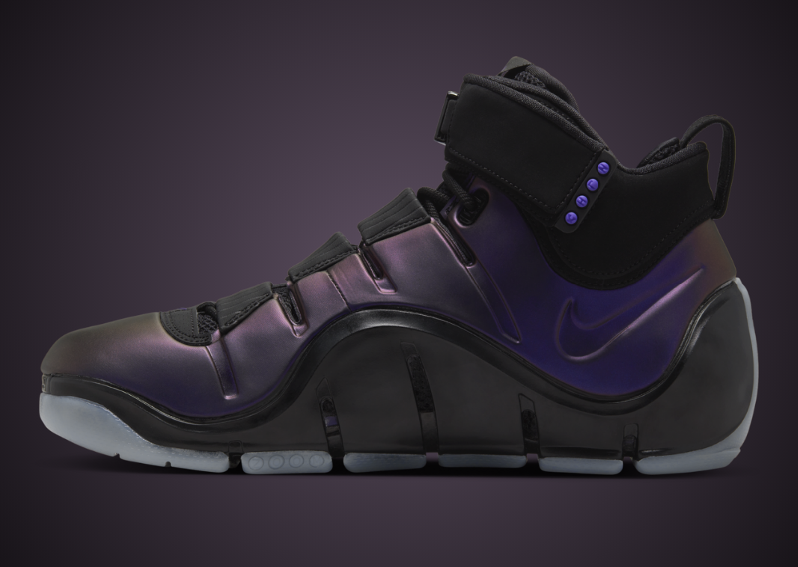 Nike Zoom LeBron 4 Eggplant Medial