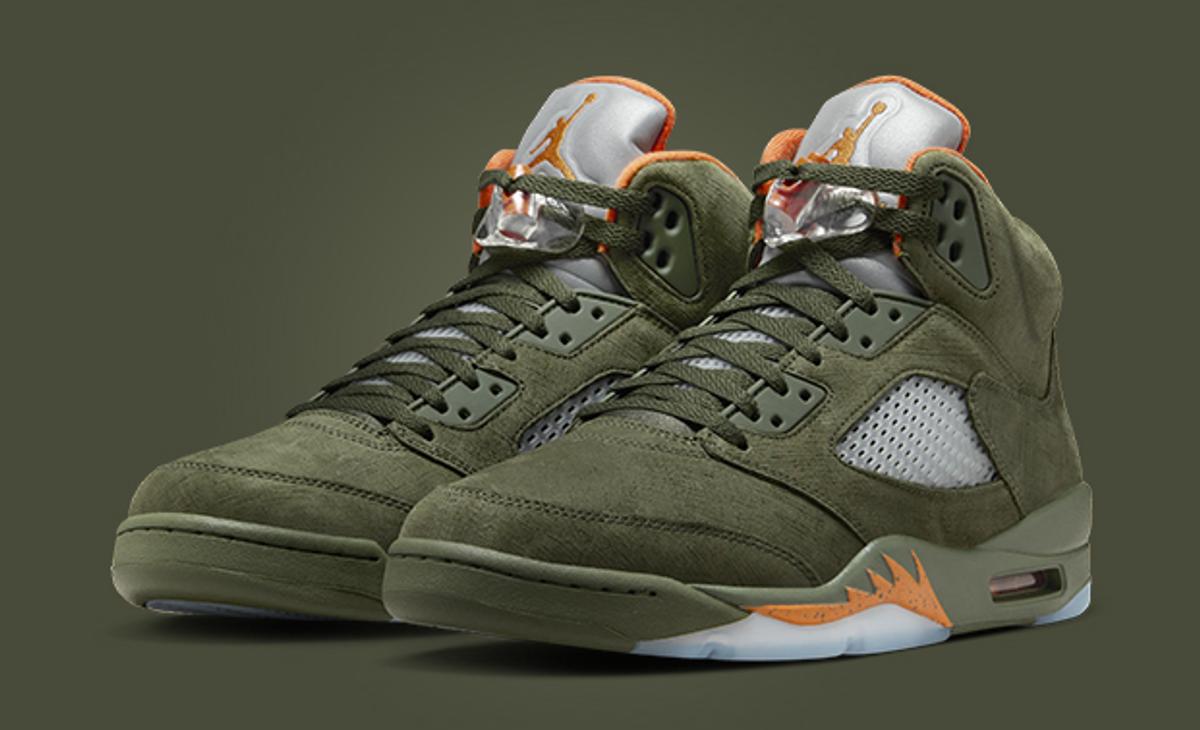 The Air Jordan 5 Olive Releases March 2024