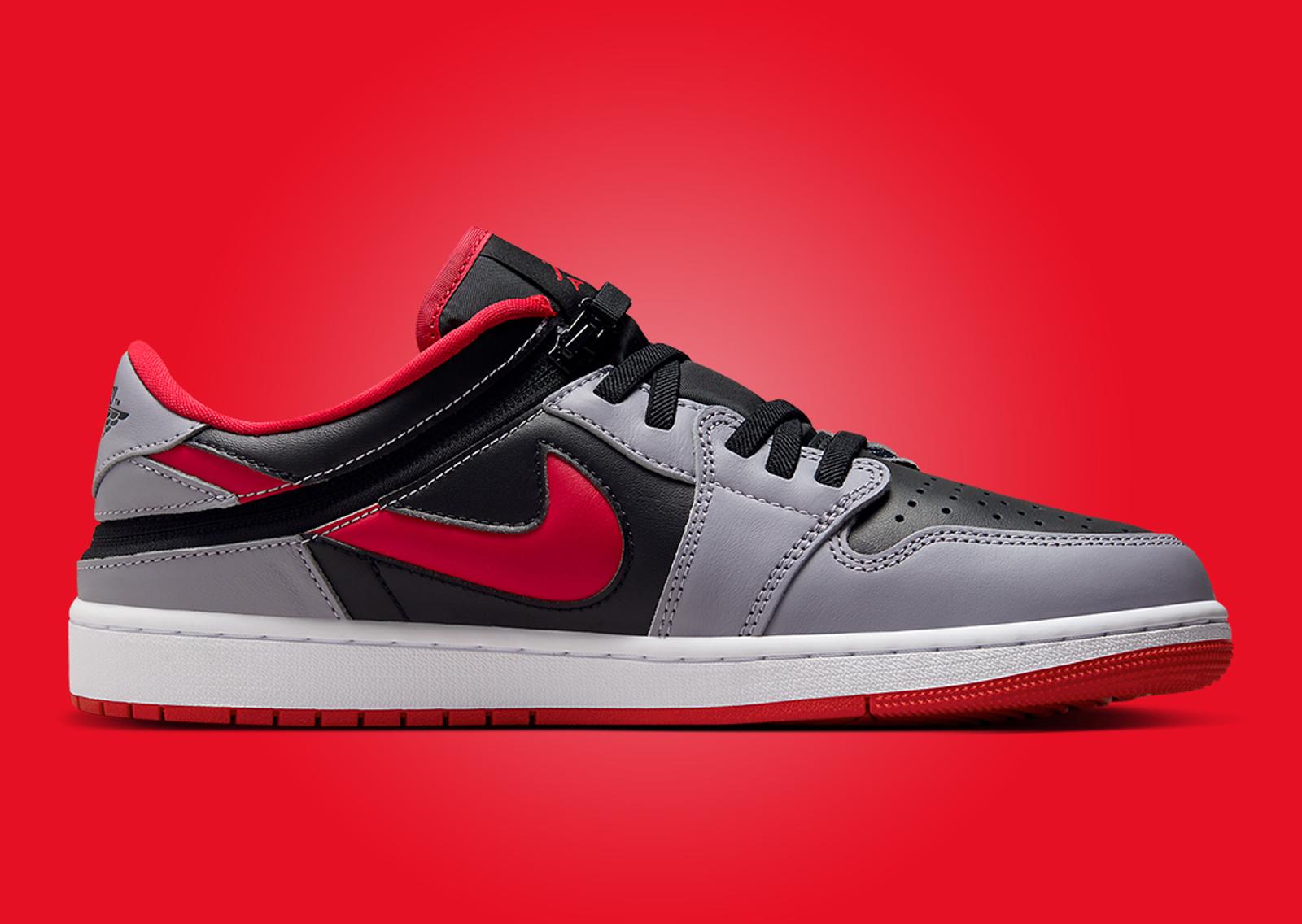 Air Jordan 1 Low EasyOn Black Cement Medial