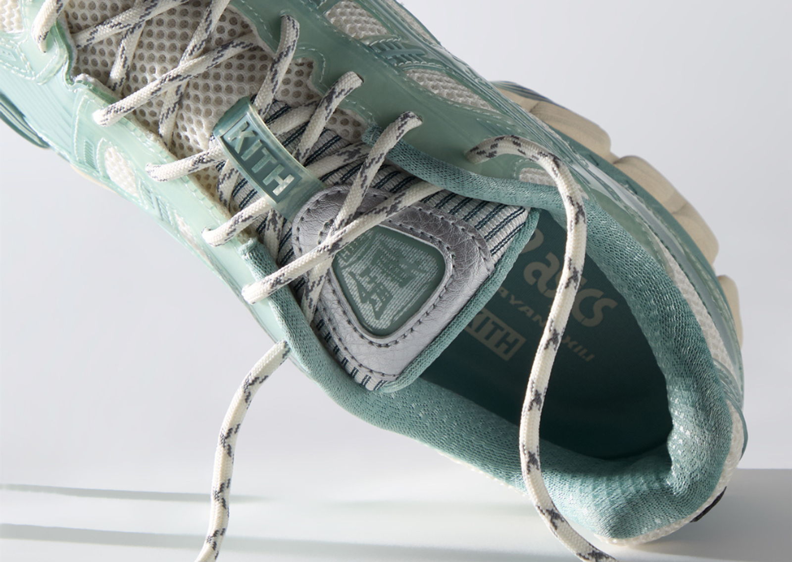 Kith x Asics Gel-Kayano 12.1 Ice Blue Details