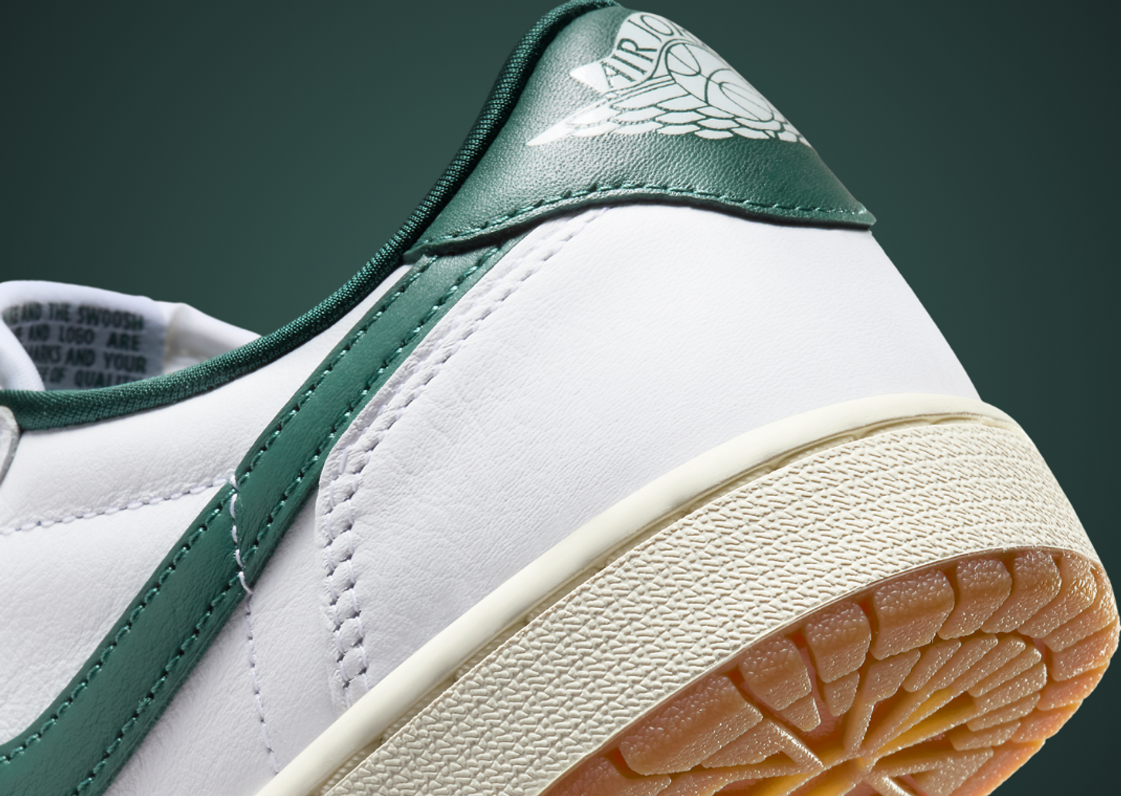 Air Jordan 1 Retro Low OG Oxidized Green (W) Heel Detail