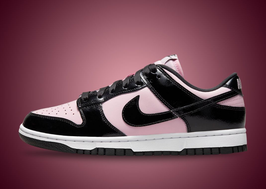 Patent Leather Dresses This Black And Pink Nike Dunk Low