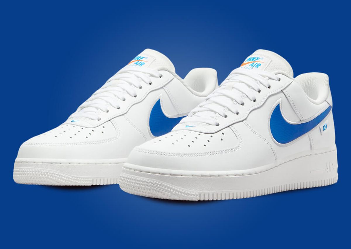Nike air force with blue tick Clearance