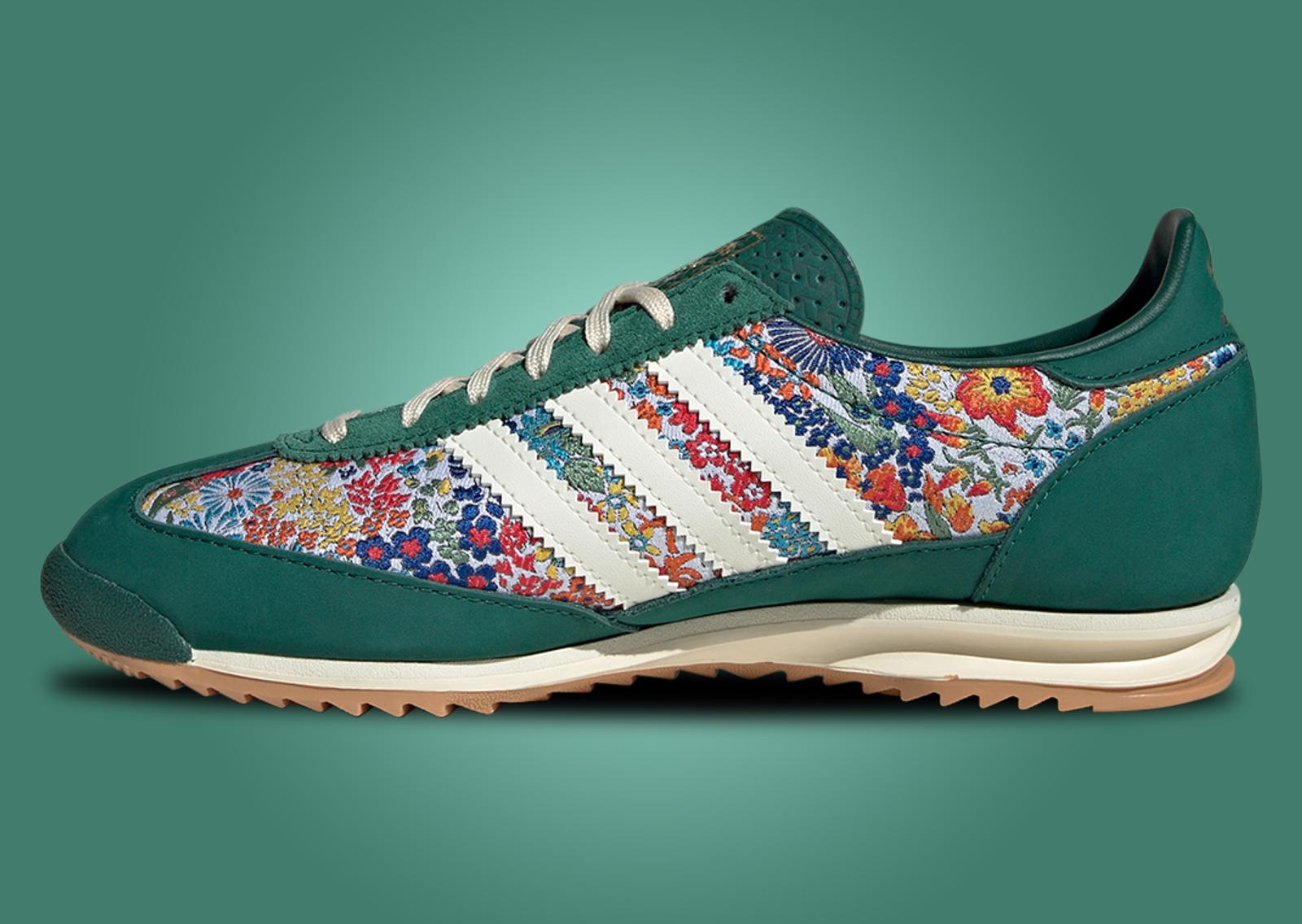 Liberty London x adidas SL 72 OG Collegiate Green (W) Medial