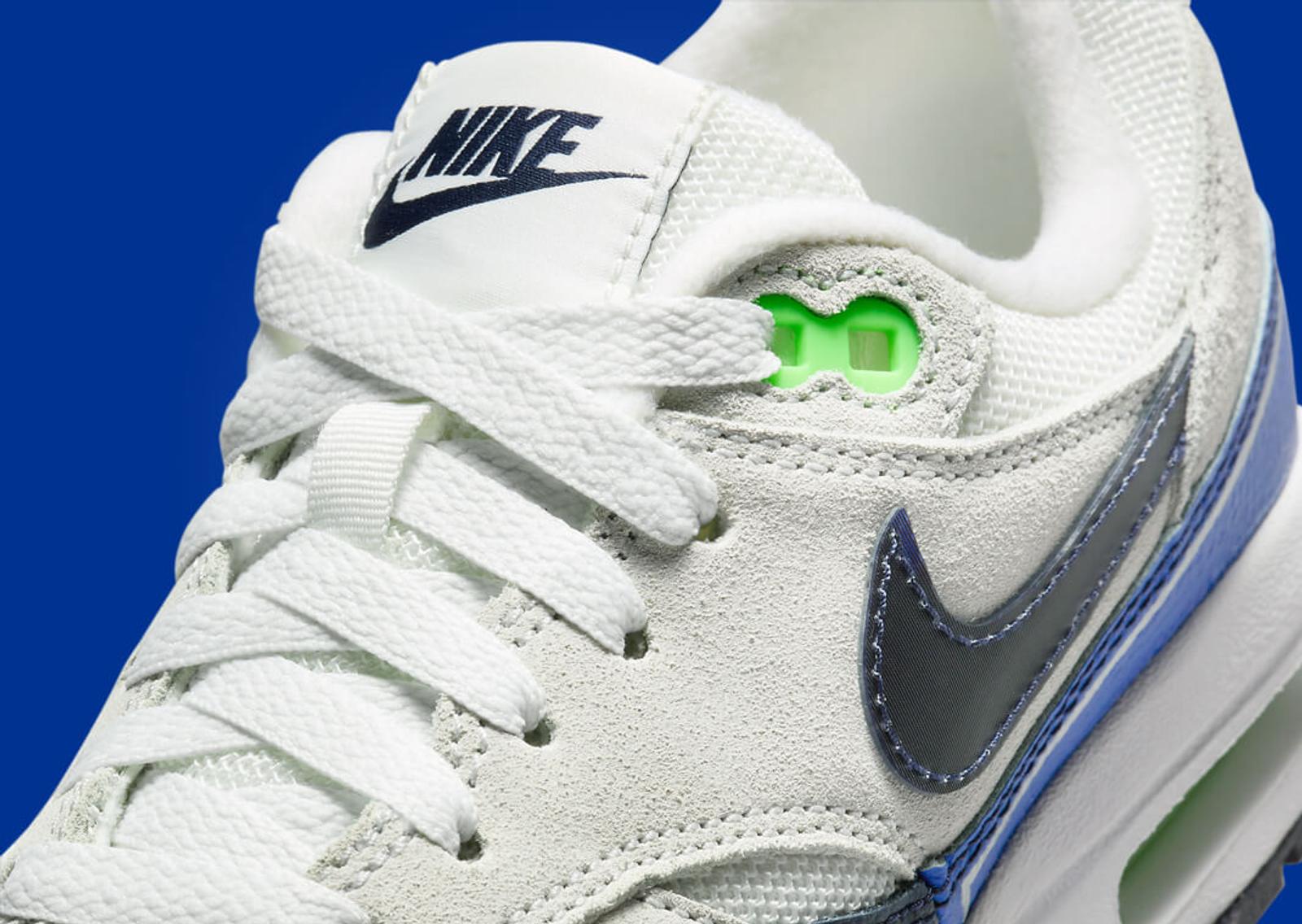 Nike Air Max 1 Obsidian Royal Green Strike (GS) Tongue