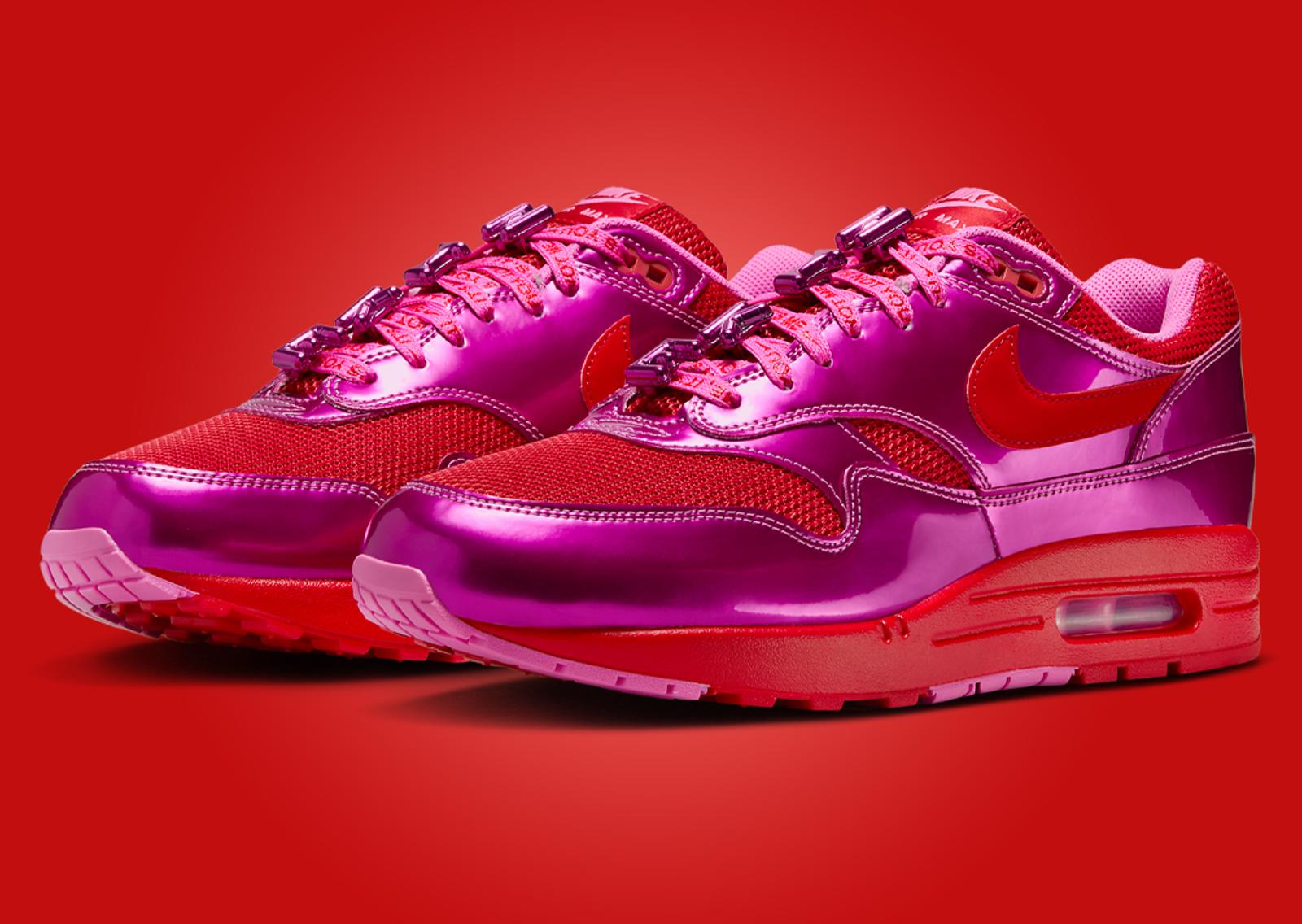 Nike Air Max 1 Valentine’s Day Playful Pink (2025) Angle