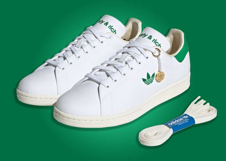 Sporty & Rich x adidas Stan Smith Angle With Extra Laces