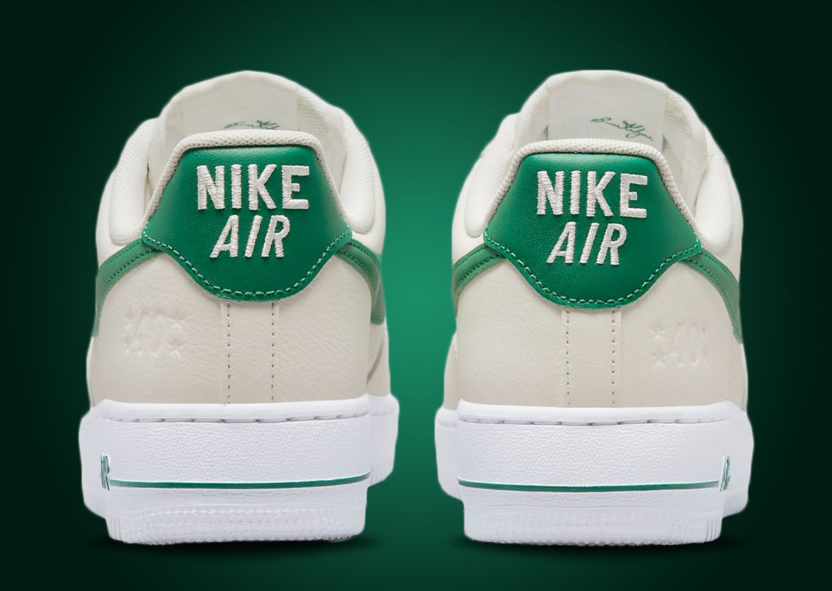 Nike Men's AIR FORCE 1 LOW MALACHITE 40th Anniversary Green