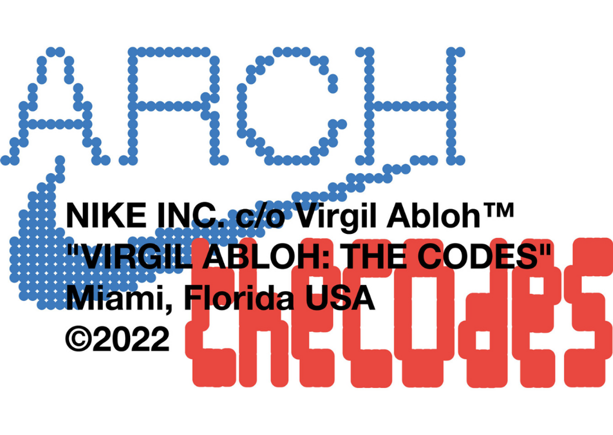 Virgil Abloh: The Codes c/o Architecture Poster 