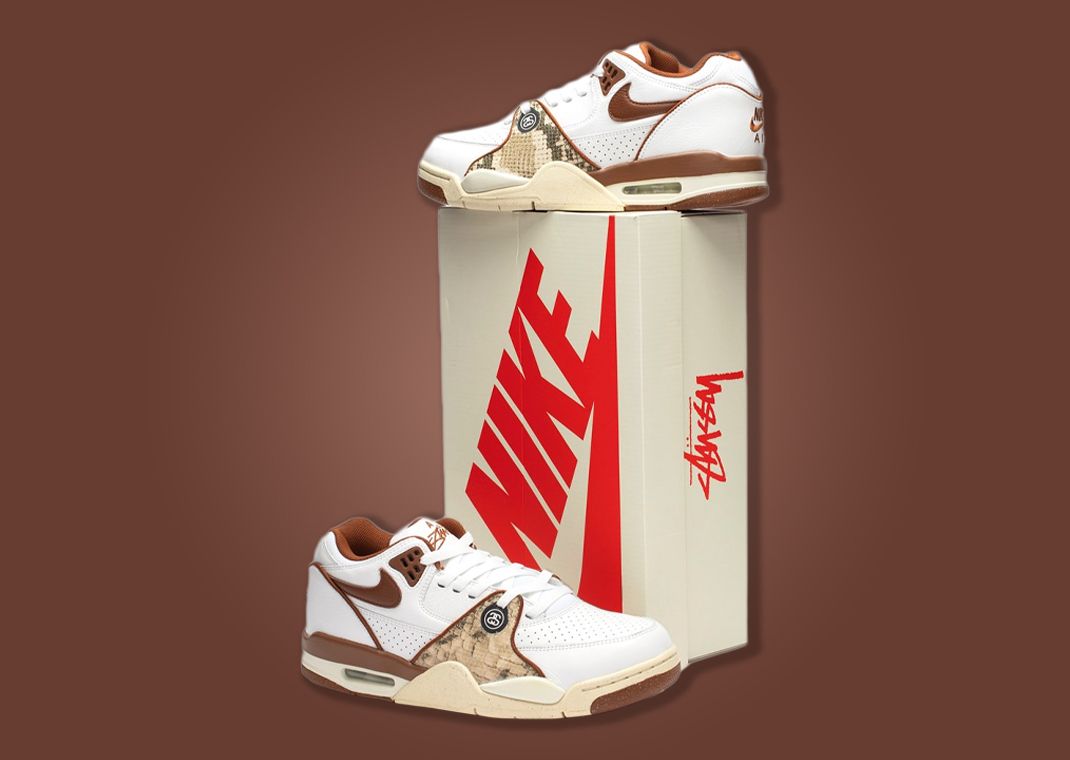 限定特典 Stussy × Air Flight 89 Low SP Pecan30cm - 靴