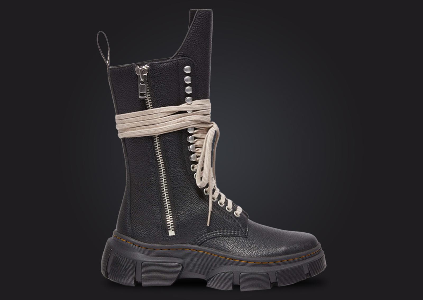 Rick Owens x Dr. Martens 1918 DMXL Calf Length Boot Lateral