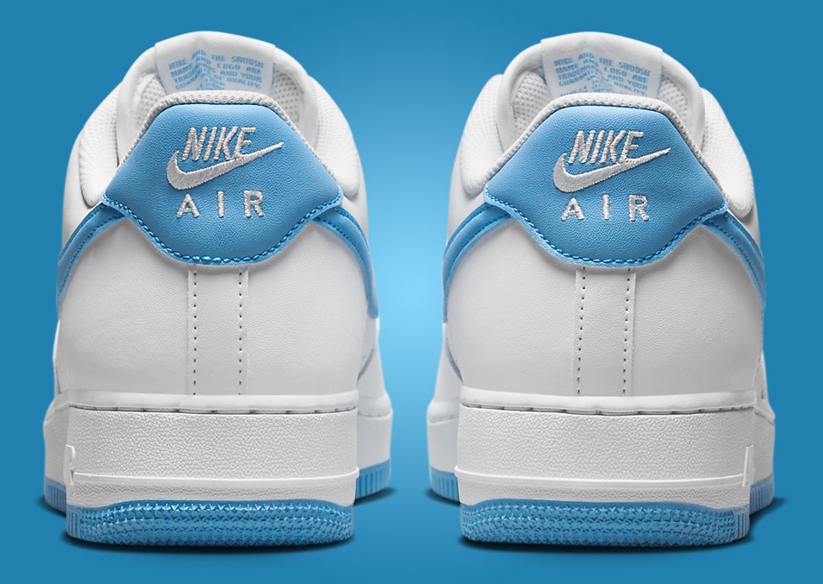 Nike Air Force 1 Low White Aquarius Blue Back