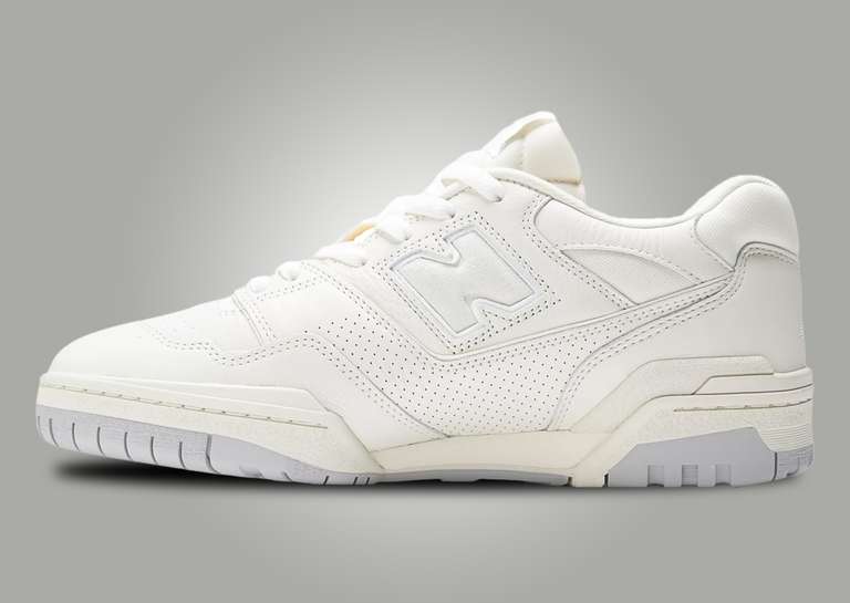 The New Balance 550 Goes Ultra-Clean in White Turtledove