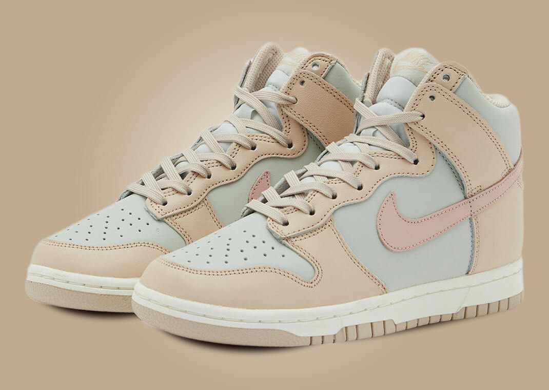 The Women's Exclusive Nike Dunk High Tan Pink Releases Holiday 2023
