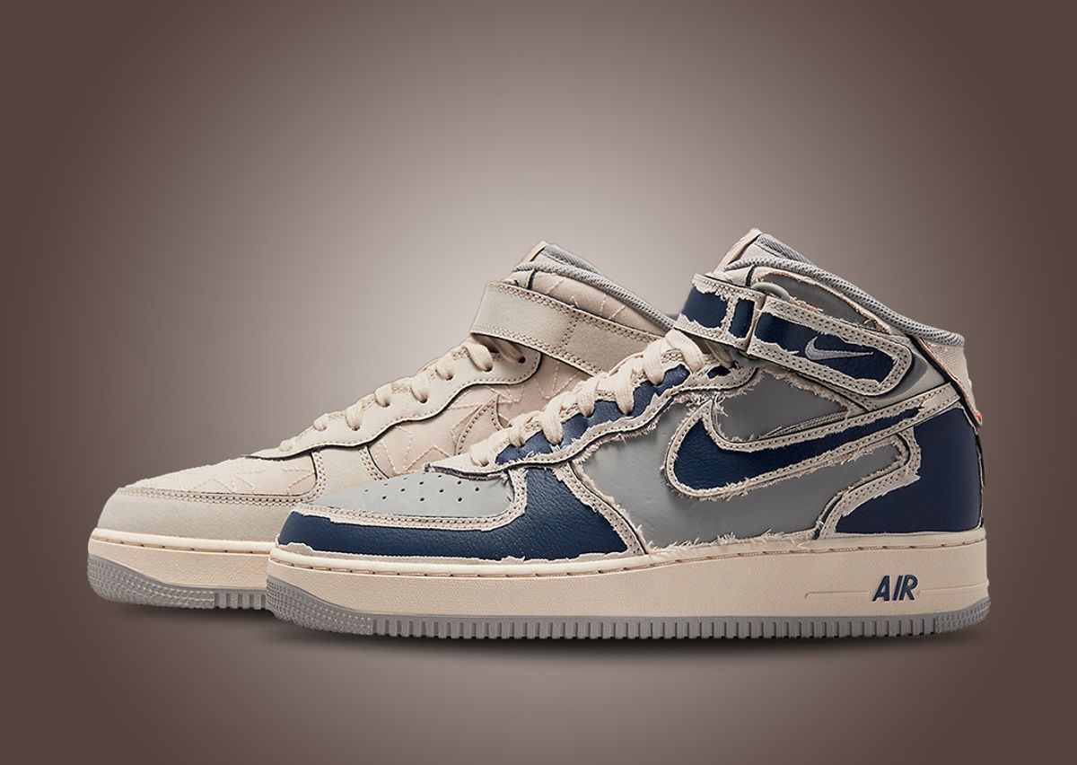 Tear-Away Details Take Over This Nike Air Force 1 Mid