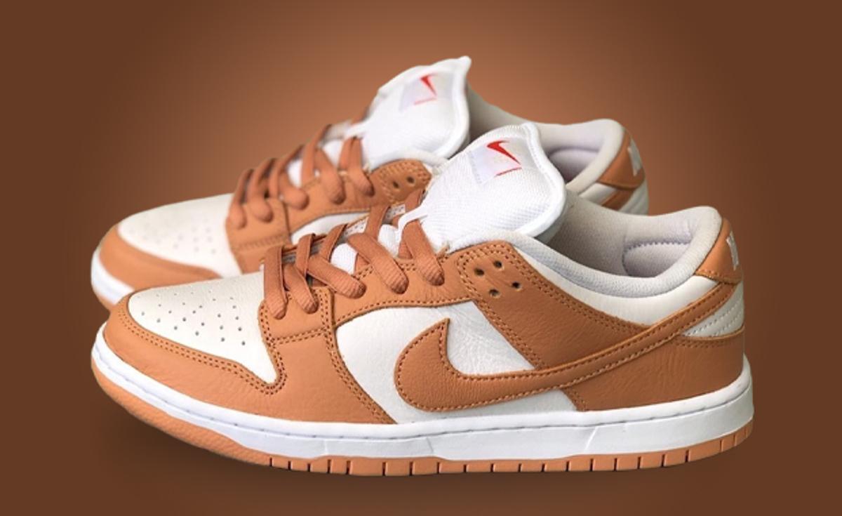 This Nike SB Dunk Low Is Covered In Light Cognac