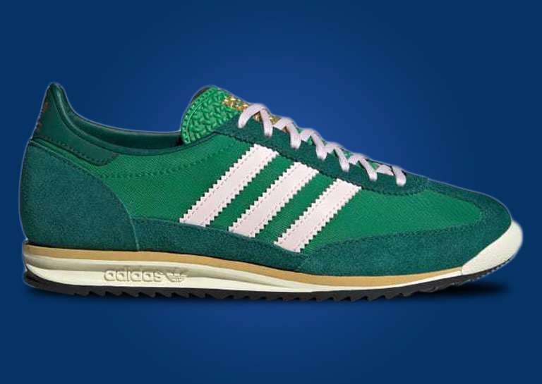 adidas SL 72 Collegiate Green Pink (W) Lateral
