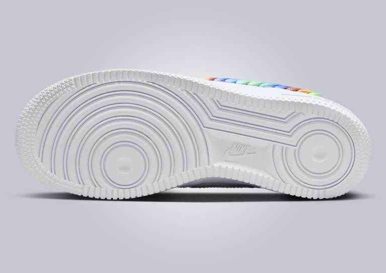 Nike Air Force 1 Low Rainbow Lace Swoosh (GS) Outsole